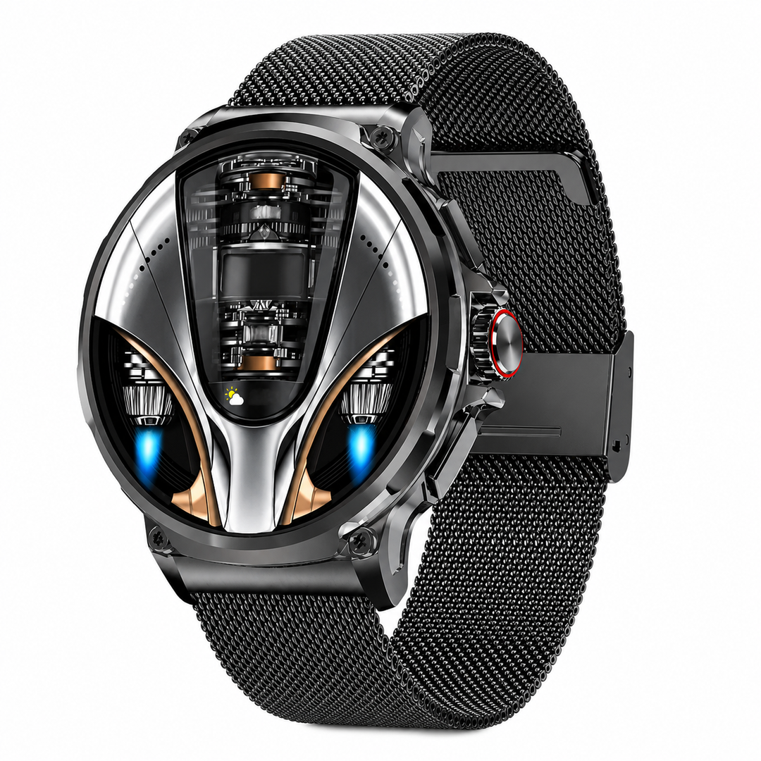 Premium 1.85-inch Ultra HD Smartwatch GPS Bluetooth Call Fitness Tracker 710mAh Battery Heart Rate SpO2 Sleep Monitor Sports Modes Android iOS Compatible Watch