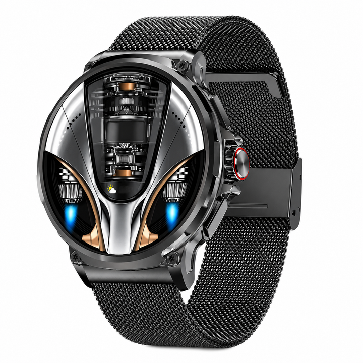 Premium 1.85-inch Ultra HD Smartwatch GPS Bluetooth Call Fitness Tracker 710mAh Battery Heart Rate SpO2 Sleep Monitor Sports Modes Android iOS Compatible Watch