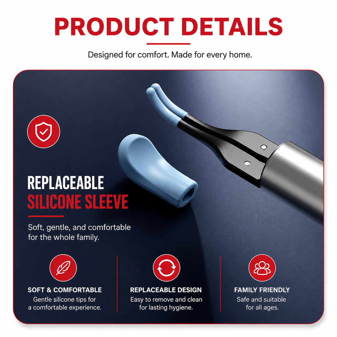 Premium 3-in-1 WiFi Visual Ear Cleaning Tool Camera Ear Pick Tweezers 12MP HD Endoscope Silicone Ear Spoon Rechargeable Smart Ear Cleaner Device