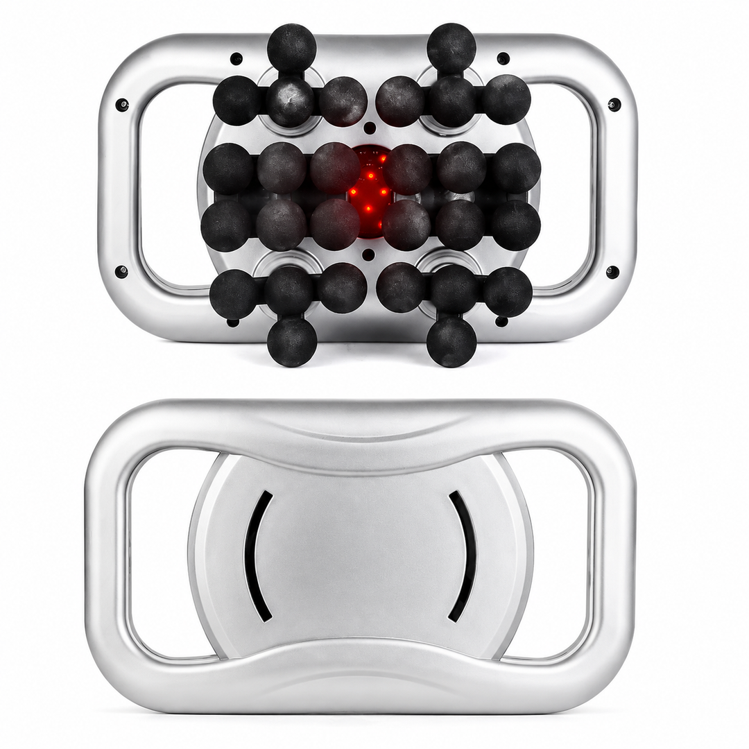 Premium 30 Head Massage Gun High Frequency Vibration Muscle Massager Fascia Therapy Full Body Percussion Device Portable Rechargeable USB-C
