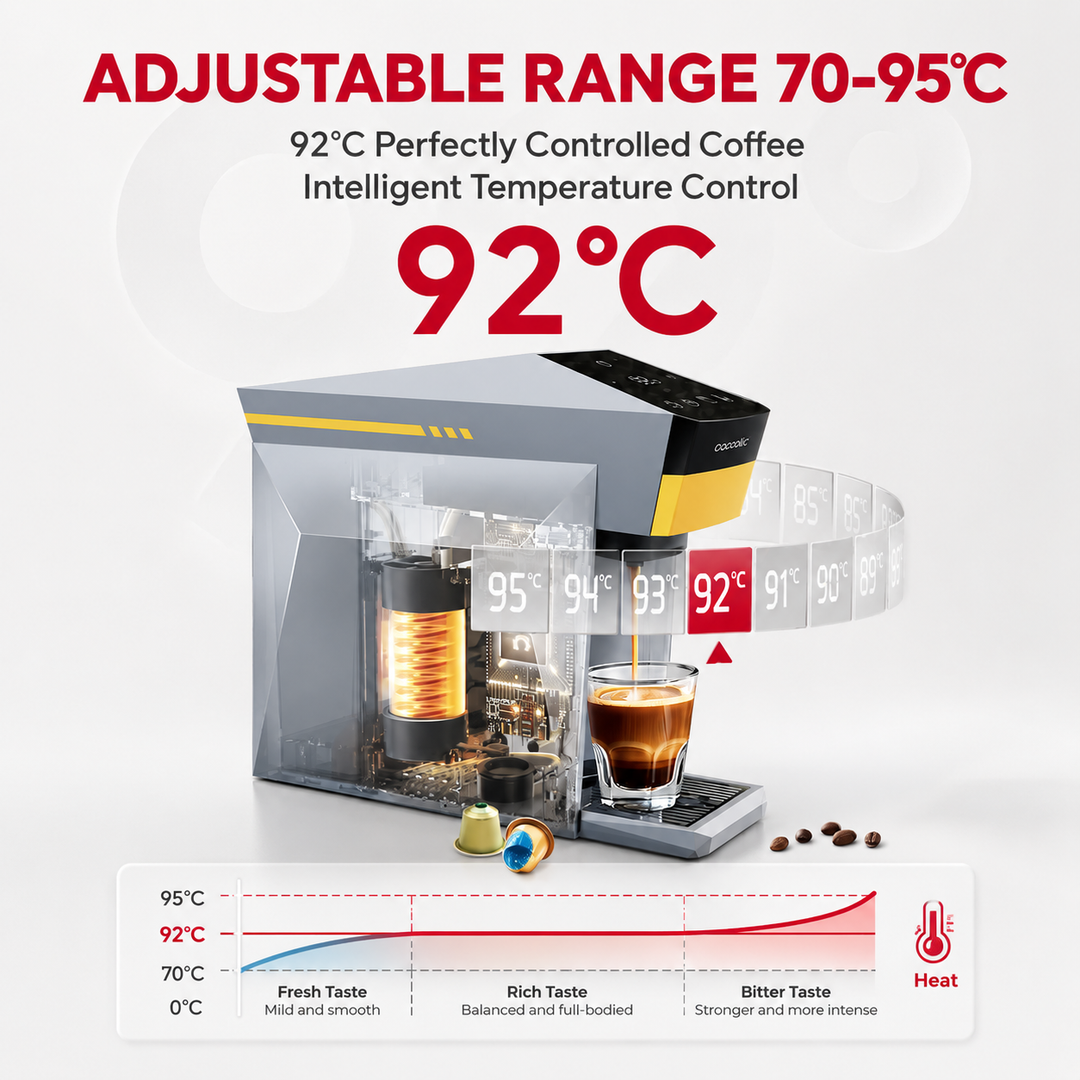Premium 4-in-1 Coffee Machine Nespresso Dolce Gusto K-Cup and Ground Coffee Compatible 19 Bar Espresso Maker Compact Coffee Brewer
