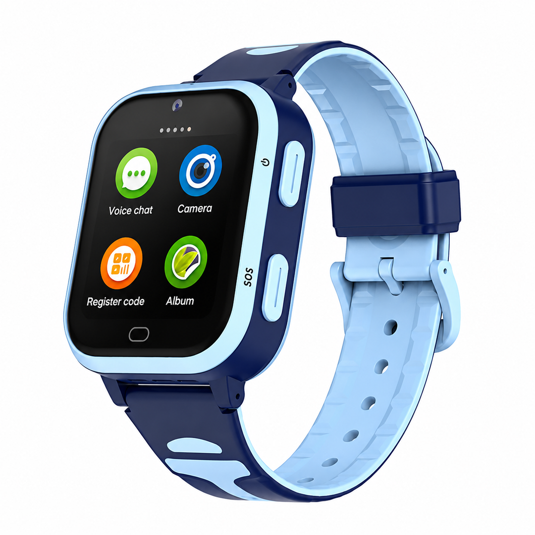 Premium 4G Kids Smartwatch GPS Video Call Voice Call IP67 Waterproof 8GB ROM WiFi Location Tracking SOS Button Activity Monitor Smart Watch for Kids