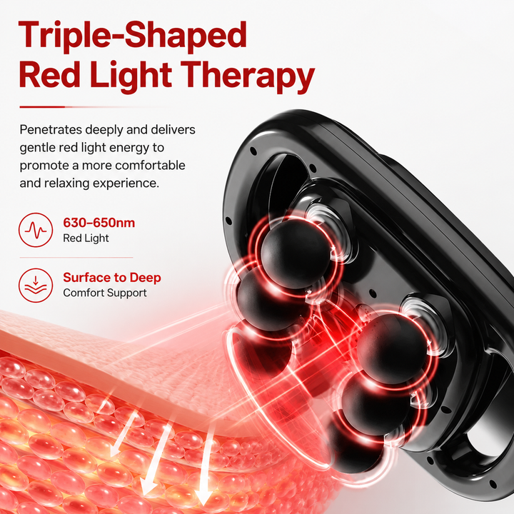 Premium 6 Head Massage Gun Deep Tissue Percussion Muscle Massager Multi Head Vibration Therapy Device Full Body Neck Back Shoulder Relief Rechargeable Cordless