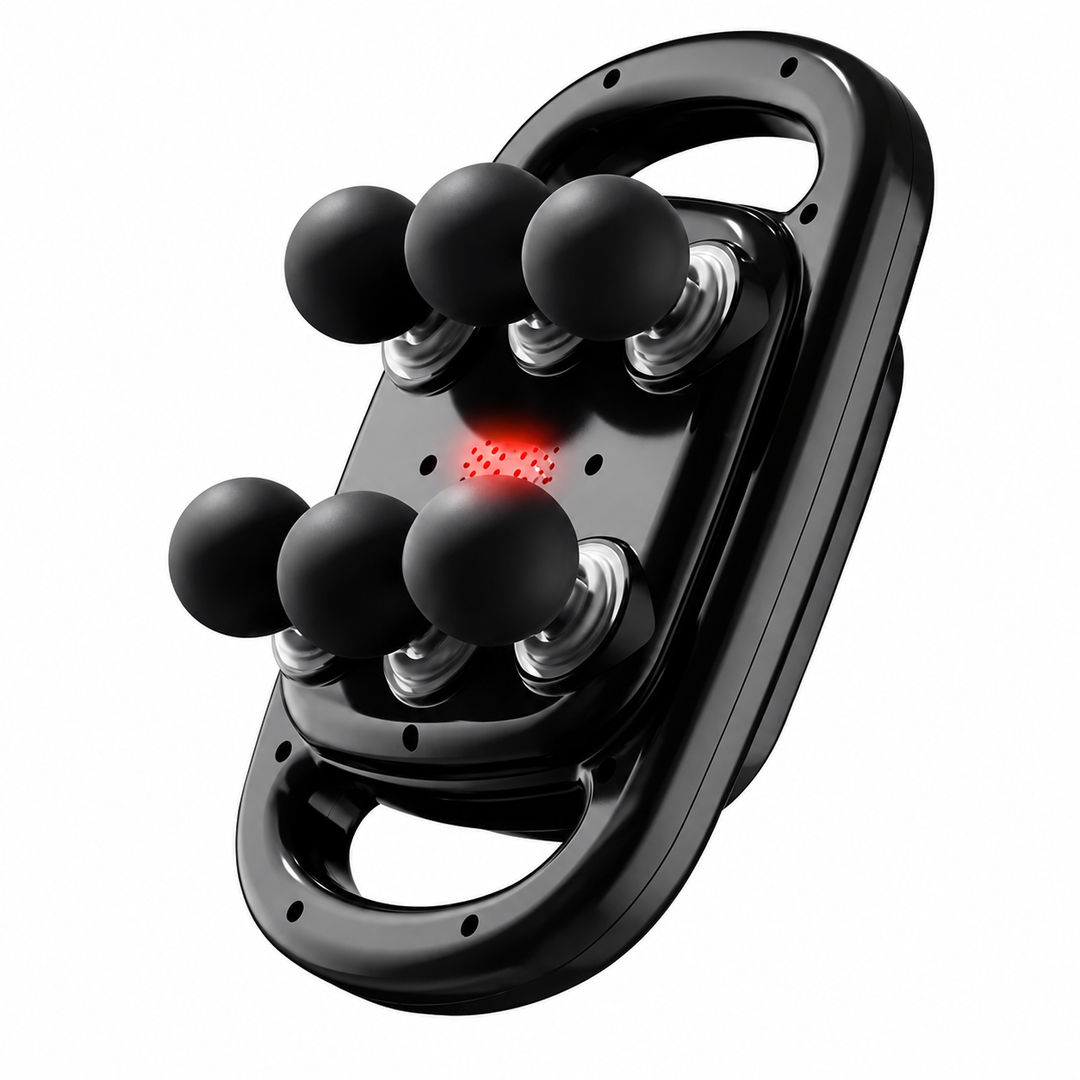 Premium 6 Head Massage Gun Deep Tissue Percussion Muscle Massager Multi Head Vibration Therapy Device Full Body Neck Back Shoulder Relief Rechargeable Cordless