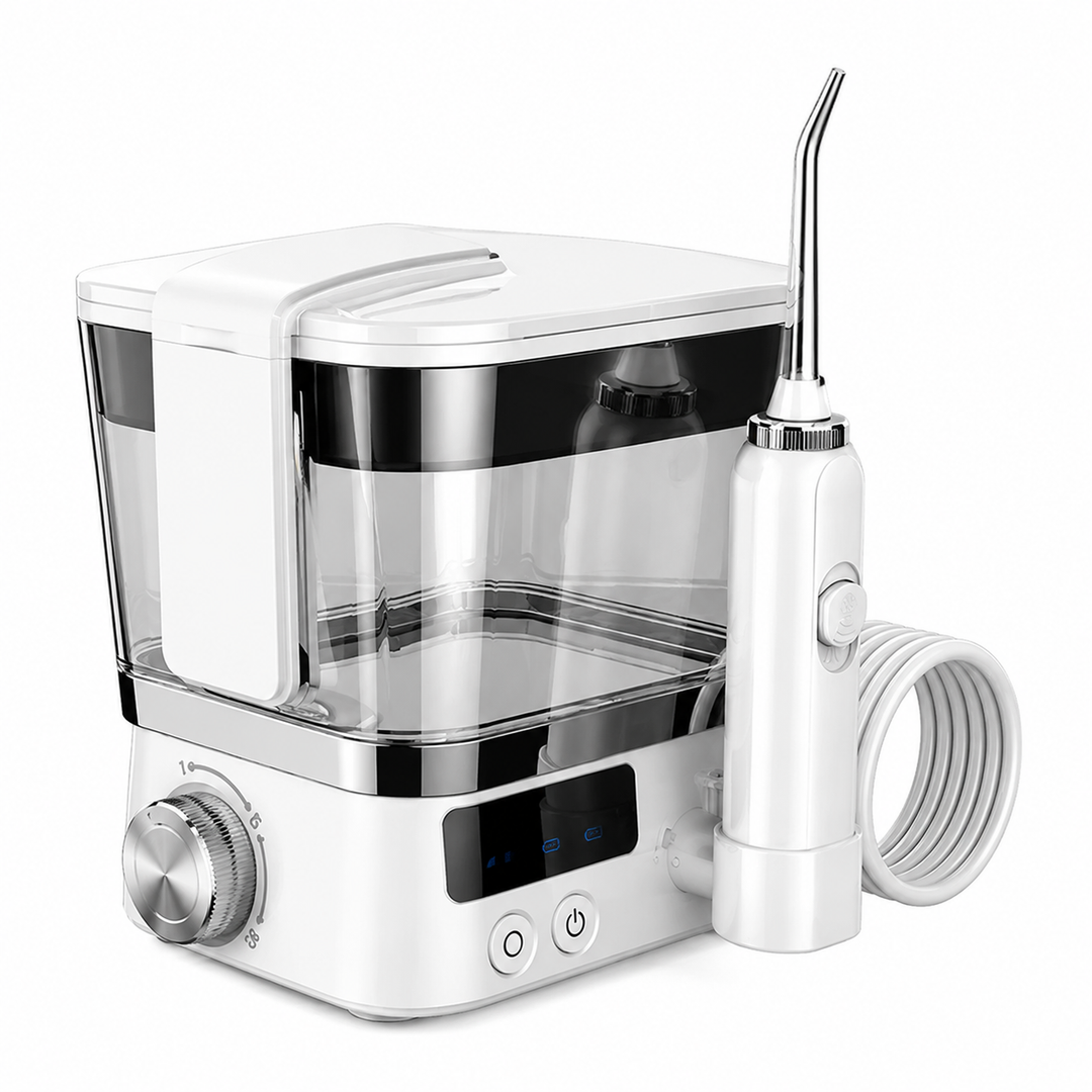 Premium 600ML Oral Irrigator Electric Water Flosser 10 Modes IPX7 Waterproof Rechargeable Dental Cleaner 4 Tips Adjustable Pressure Oral Care