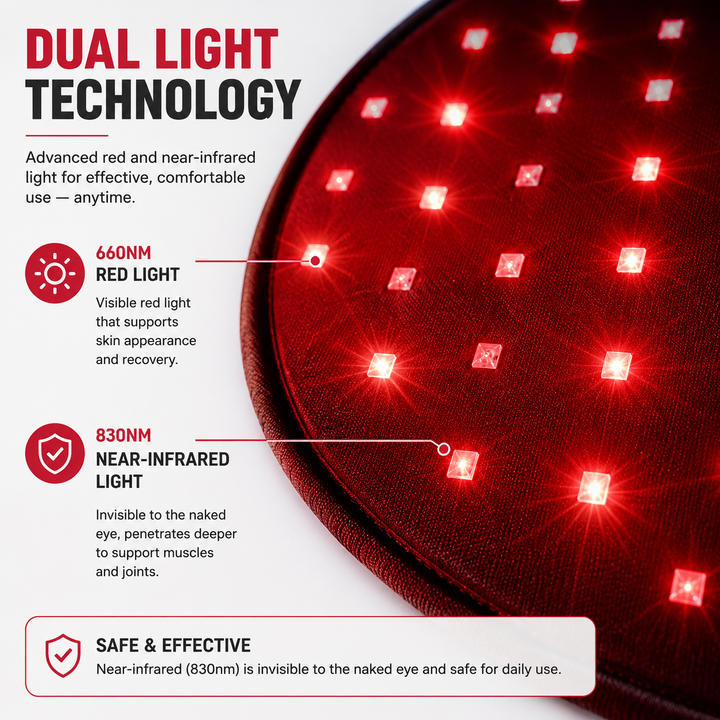 Premium 660nm 830nm LED Light Cap Red Near Infrared Scalp Therapy Wearable Hat USB Powered Relaxation Hat Pulse Mode Timer Light Therapy Device
