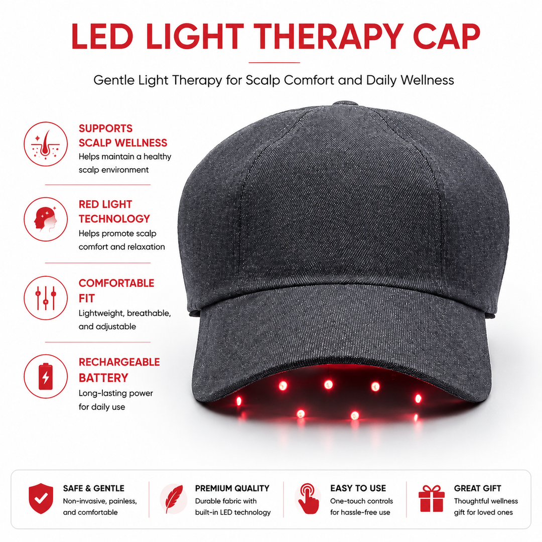 Premium 660nm 850nm Red Light Therapy Hair Growth Cap Infrared LED Scalp Care Device Wearable USB Powered Hair Regrowth Light Therapy Cap