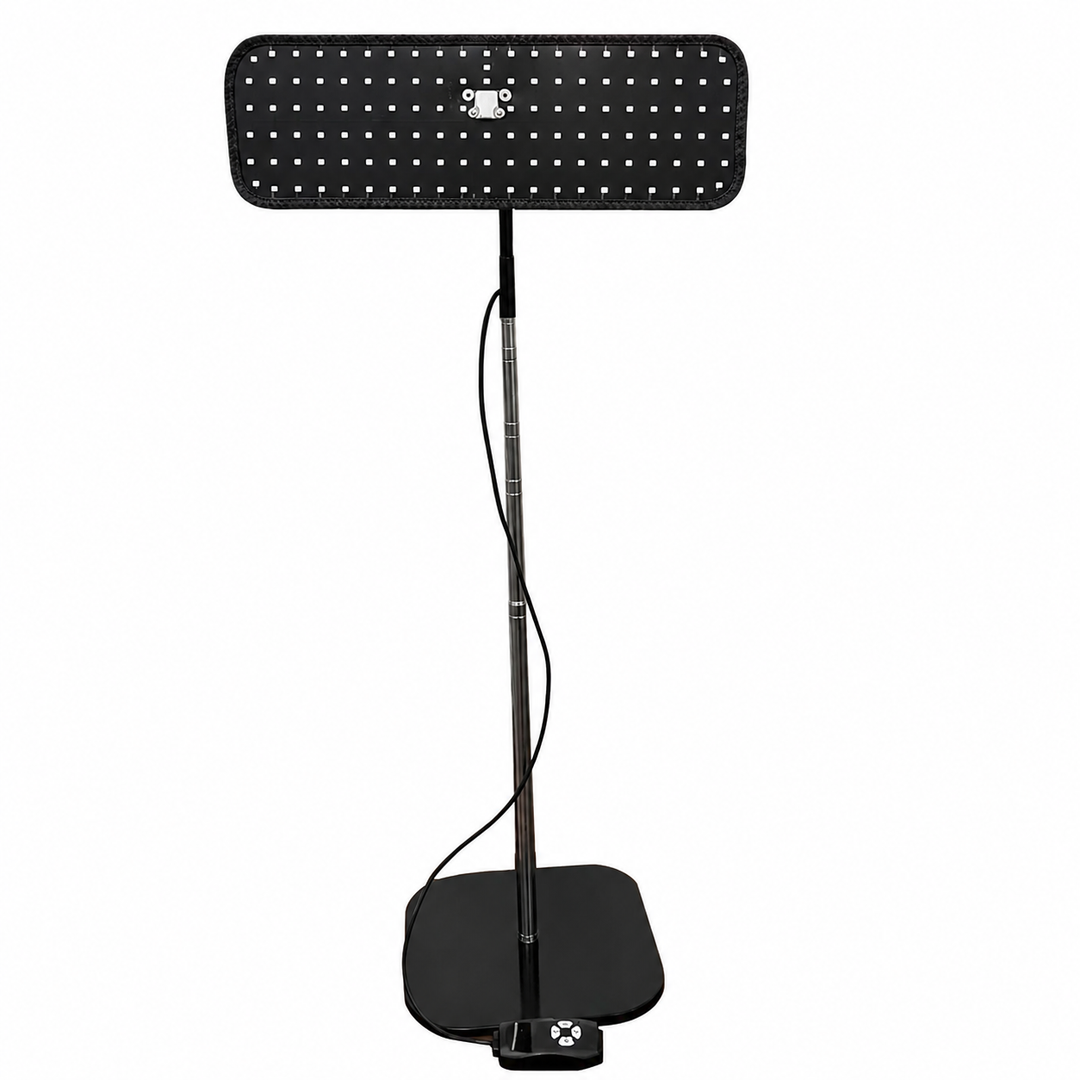 Premium 660nm and 850nm Red Light Therapy Panel 126 LED Infrared Lamp Adjustable Stand Timer 5 Level Brightness Home Face Body Light Therapy Device