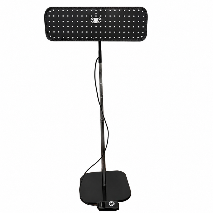 Premium 660nm and 850nm Red Light Therapy Panel 126 LED Infrared Lamp Adjustable Stand Timer 5 Level Brightness Home Face Body Light Therapy Device