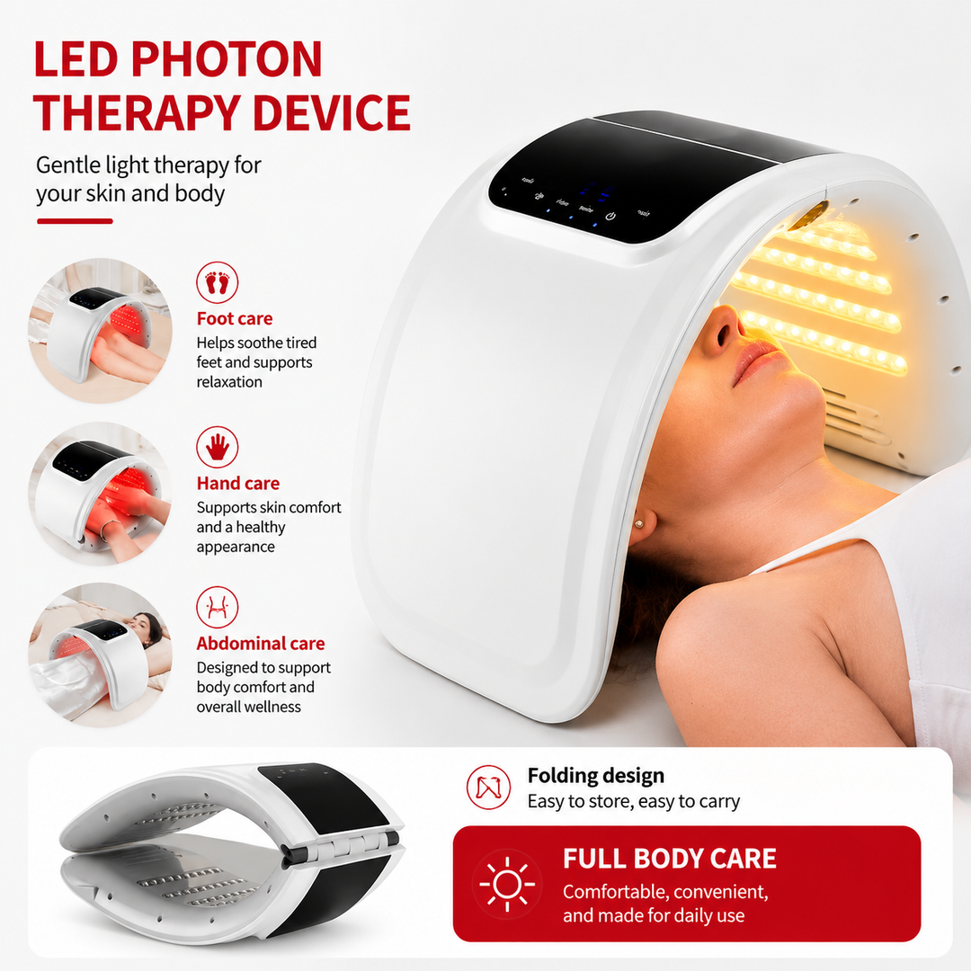 Premium 7 Color PDT LED Facial Mask Red Light Therapy Beauty Device 100 LED Photon Skin Care Rejuvenation Light Therapy Face Mask Home Use