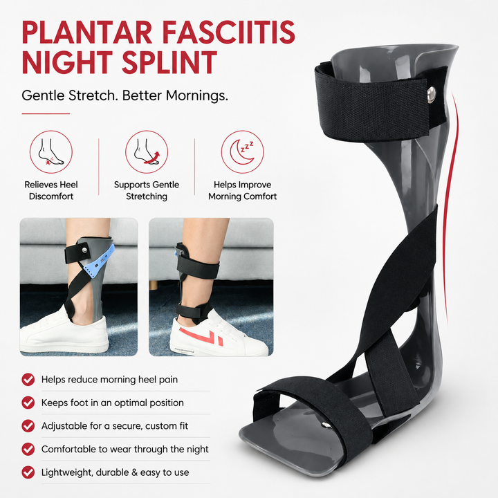 Premium AFO Drop Foot Brace Orthosis Lightweight Ankle Support Stabilizer Foot Drop Walking Assistance Comfort Fit Men Women Multiple Sizes