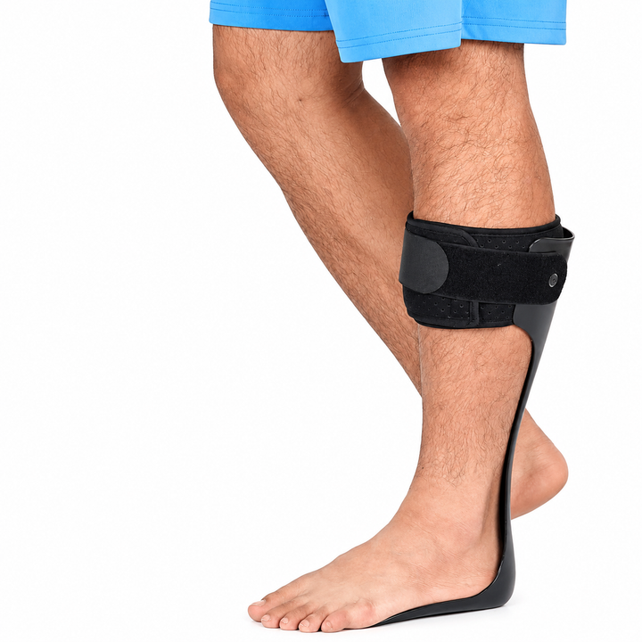 Premium AFO Drop Foot Brace Orthosis Lightweight Ankle Support Stabilizer Foot Drop Walking Assistance Comfort Fit Men Women Multiple Sizes