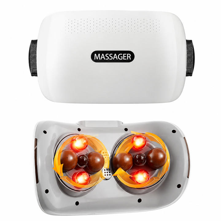 Premium Abdominal Heating Pad Massager Cordless Belly Massager for Cramps Stomach Tension Relief Heat Therapy Portable Rechargeable Wellness Device