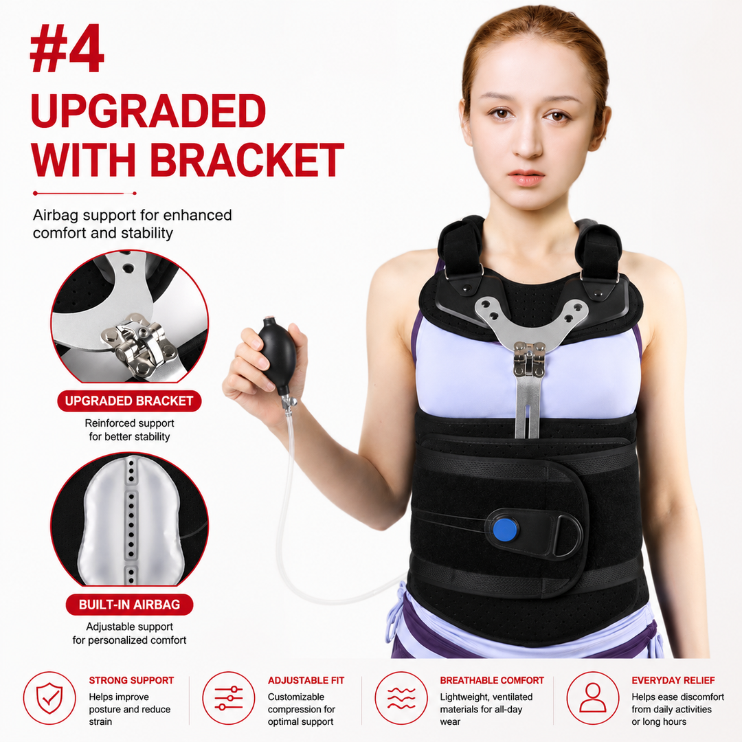 Premium Adjustable Back Posture Corrector Lightweight Breathable Posture Support Brace Unisex S-XL Back Alignment Posture Awareness Daily Wear Comfort