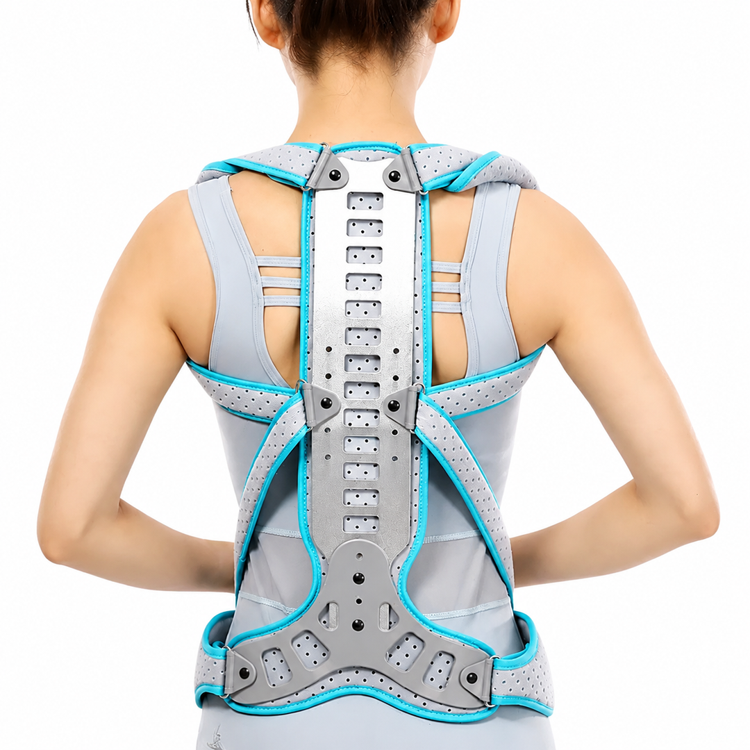 Premium Adjustable Back Posture Corrector Lightweight Breathable Posture Support Brace Unisex S-XL Back Alignment Posture Awareness Daily Wear Comfort