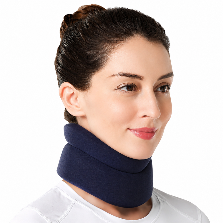 Premium Adjustable Foam Cervical Neck Brace Collar Neck Support Pain Relief Posture Support Sleeping Comfort Lightweight Breathable Neck Stabilizer S–XL