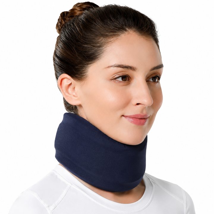 Premium Adjustable Foam Cervical Neck Brace Collar Neck Support Pain Relief Posture Support Sleeping Comfort Lightweight Breathable Neck Stabilizer S–XL