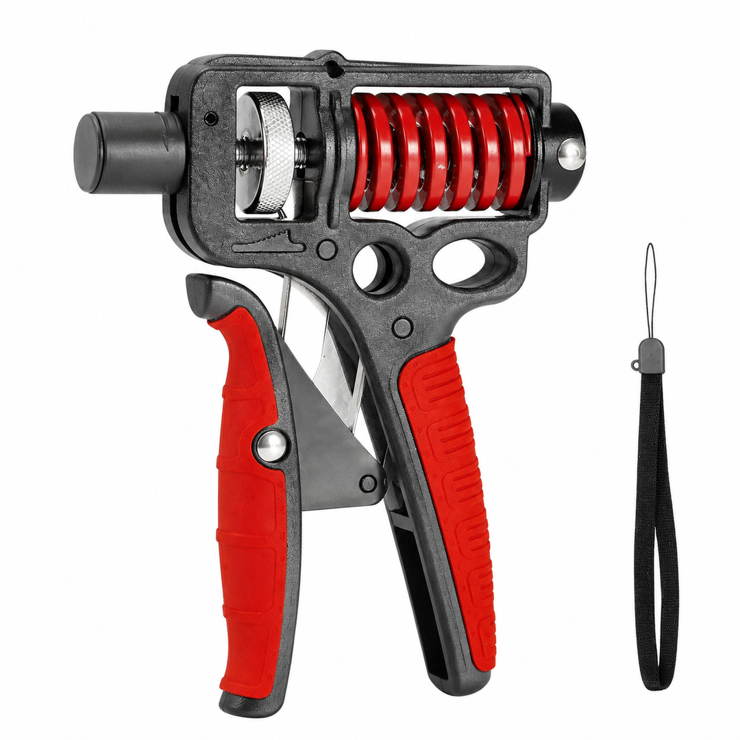Premium Adjustable Hand Grip Strengthener 5–120kg Finger Expander Steel Spring Gripper Wrist Forearm Training Exercise Grip Fitness Tool