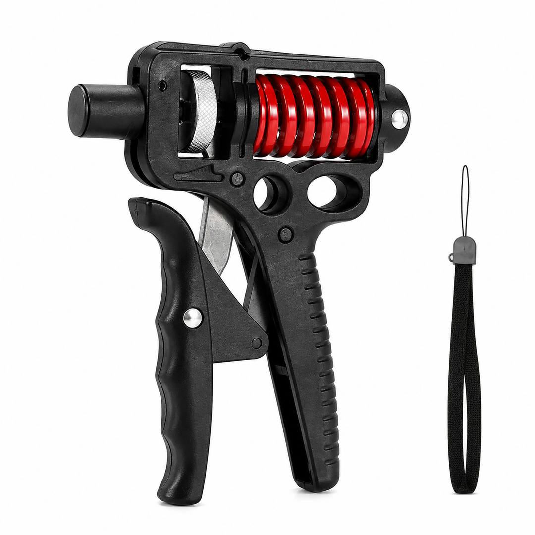 Premium Adjustable Hand Grip Strengthener 5–120kg Finger Wrist Forearm Trainer Steel Spring Gripper Hand Exerciser Fitness Training Tool Portable