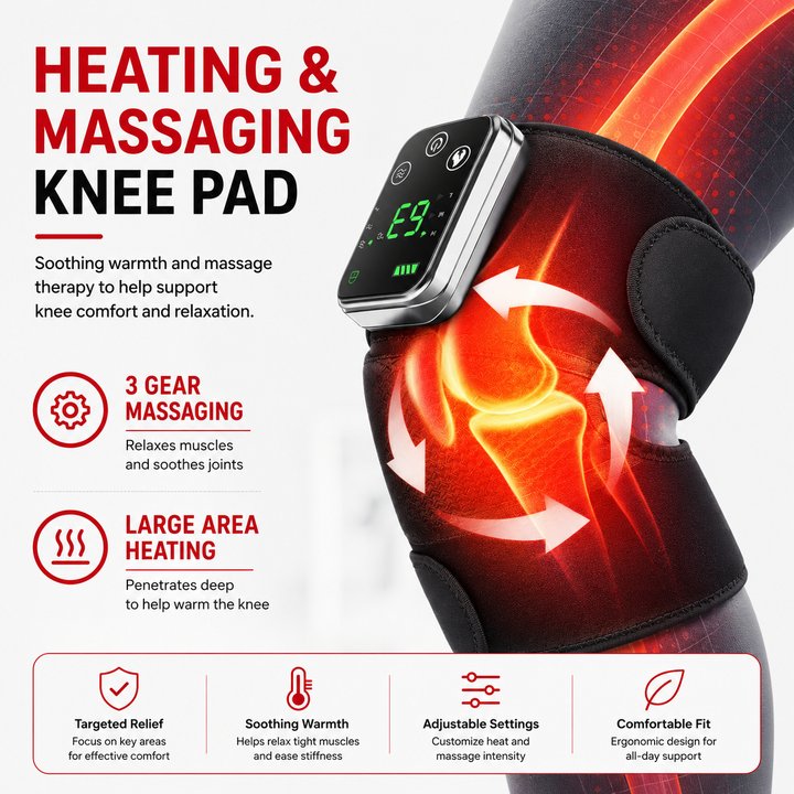 Premium Adjustable Heated Shoulder Brace Electric Vibration Compression Wrap Shoulder Support Heat Therapy Pain Relief Left Right Adjustable