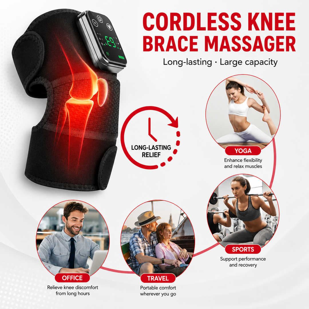 Premium Adjustable Heated Shoulder Brace Electric Vibration Compression Wrap Shoulder Support Heat Therapy Pain Relief Left Right Adjustable