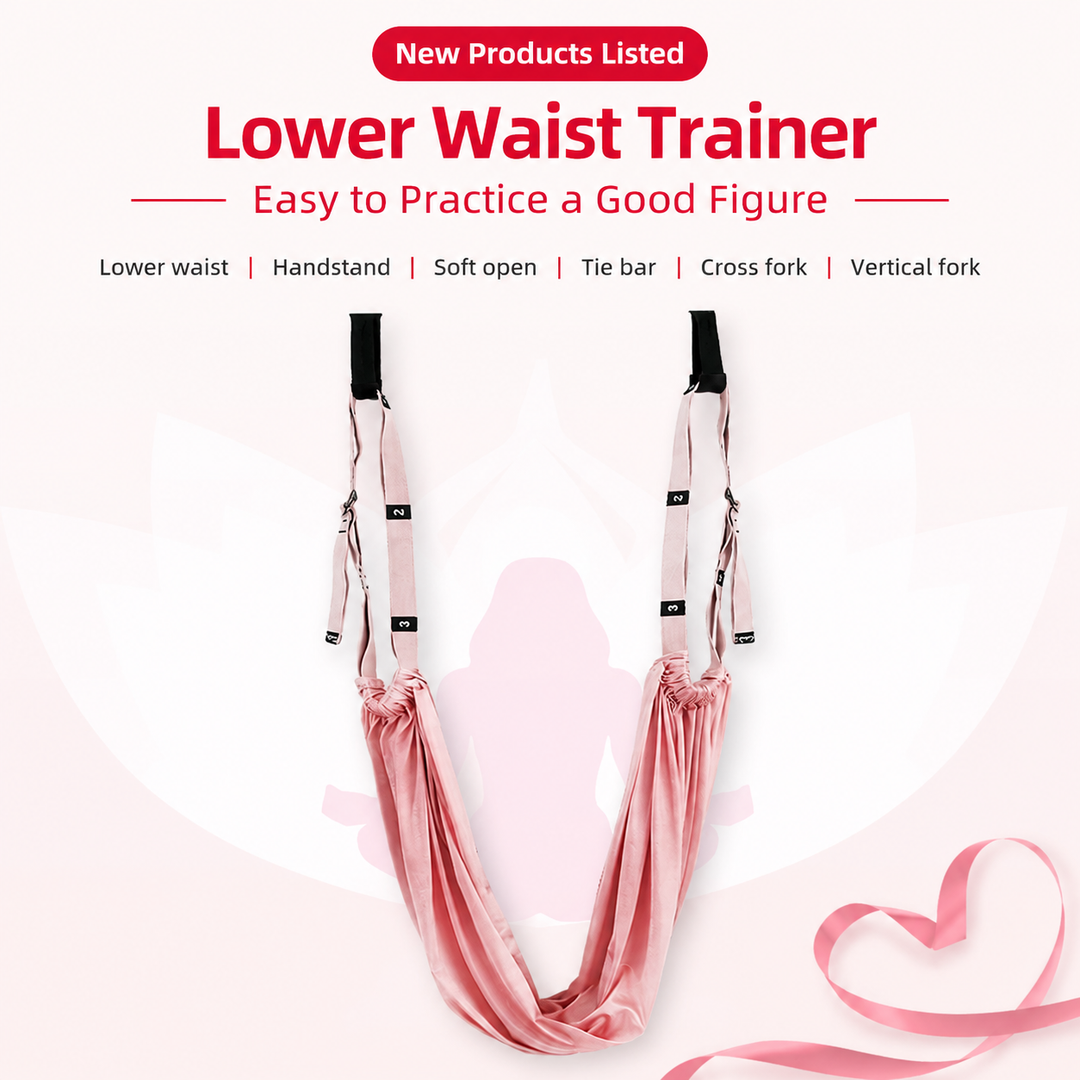 Premium Aerial Yoga Belt Adjustable Stretching Strap Elastic Support Trainer Portable Yoga Band Pilates Flexibility Fitness Home Gym Daily Use