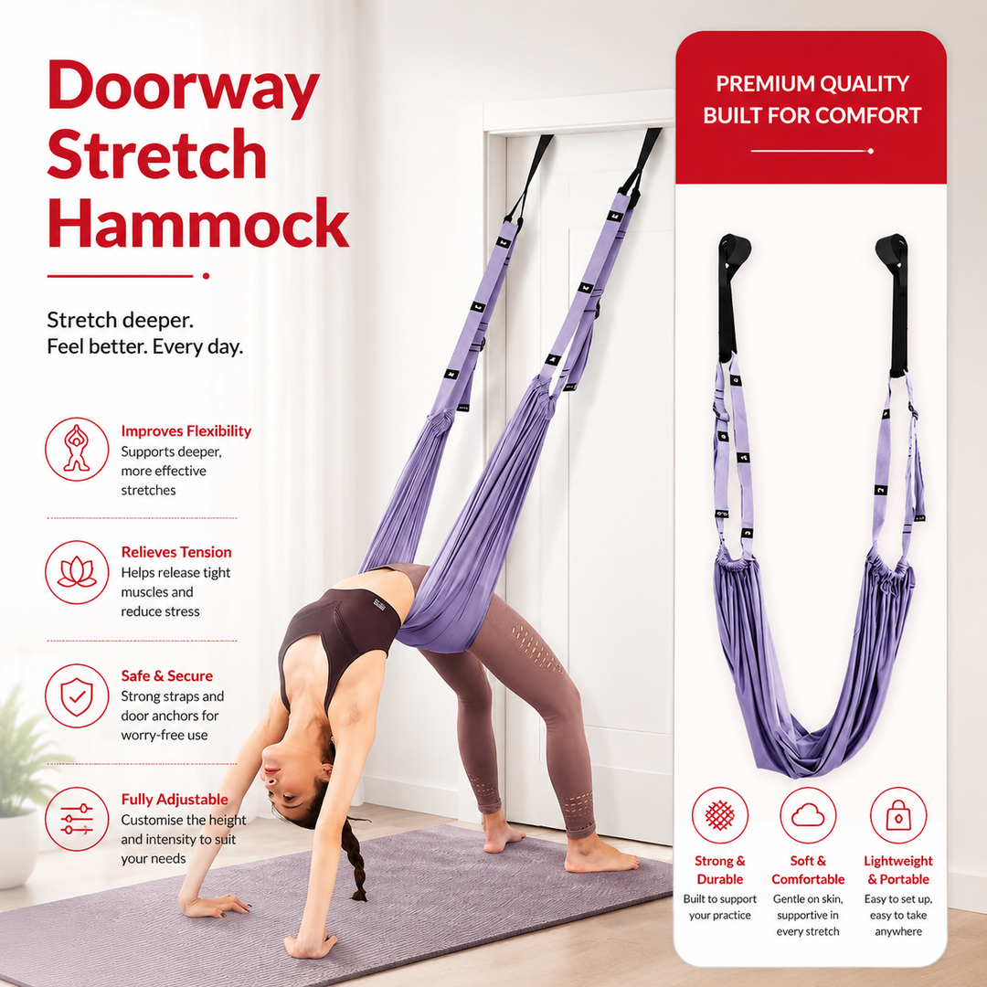 Premium Aerial Yoga Strap Adjustable Stretching Belt Inversion Training Strap Polyester Cotton with Metal Buckle Portable Home Gym Yoga Daily Use