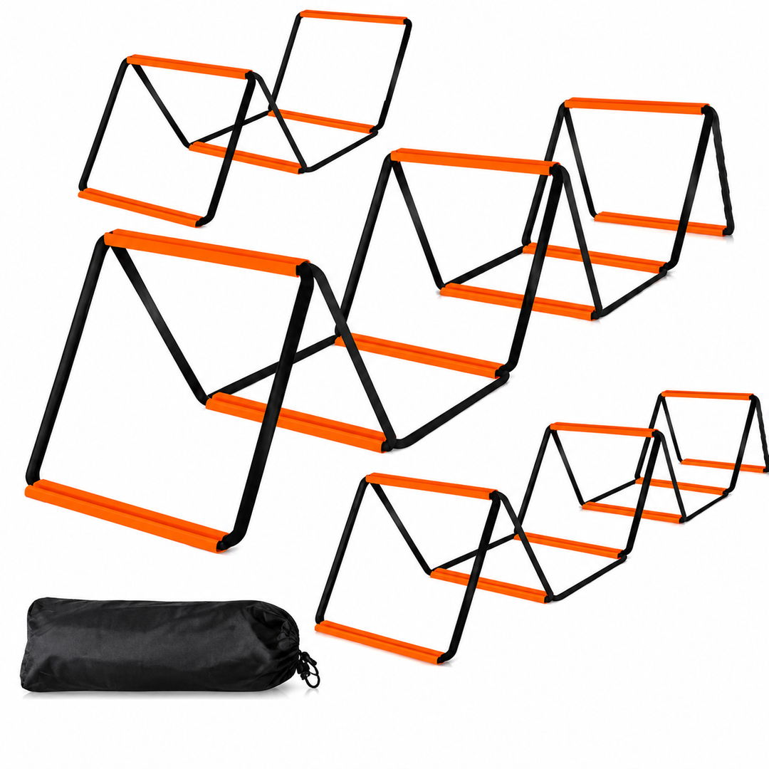 Premium Agility Ladder Speed Training Ladder Footwork Trainer Adjustable Sports Ladder Carry Bag Soccer Football Fitness Kids Adults Training Tool