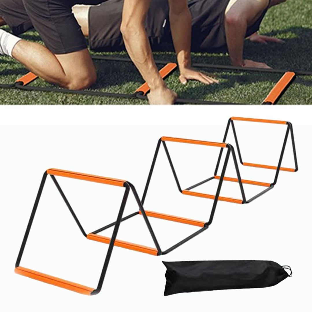 Premium Agility Ladder Speed Training Ladder Footwork Trainer Adjustable Sports Ladder Carry Bag Soccer Football Fitness Kids Adults Training Tool