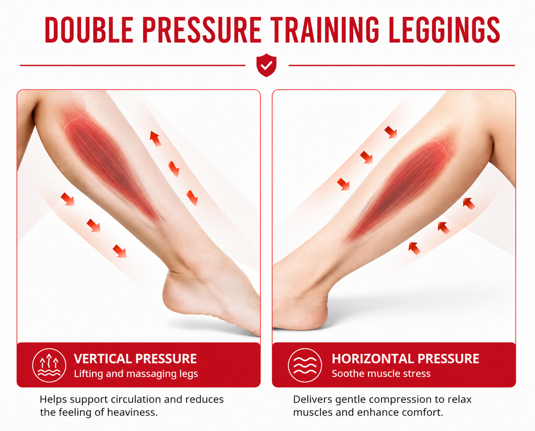 Premium Airwave Compression Leg Massager Full Leg Air Pressure Wrap 3 Modes 3 Intensity Levels Cotton Sleeve 360 Degree Foot Calf Knee Massage System Home Use