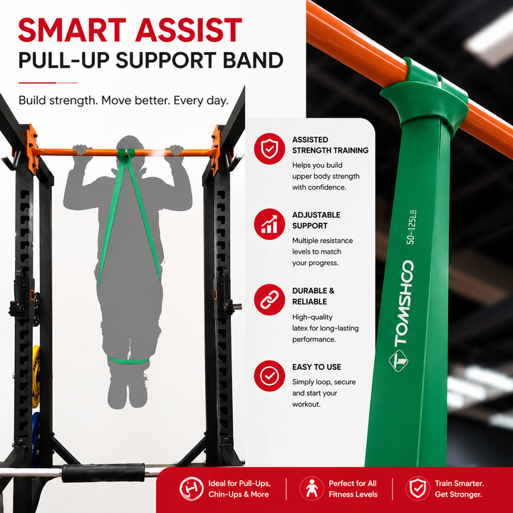 Premium All In One Pull Up Resistance Band Set 5 Levels 5–125 LB Latex Resistance Bands with Handles Door Anchor Carry Bag Full Body Home Workout Fitness Kit