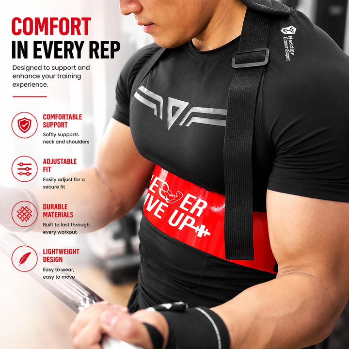 Premium Arm Blaster Biceps Triceps Training Support Adjustable Bodybuilding Curl Bar Aluminum Alloy Padded Elbow Support Strength Isolation Fitness Accessory