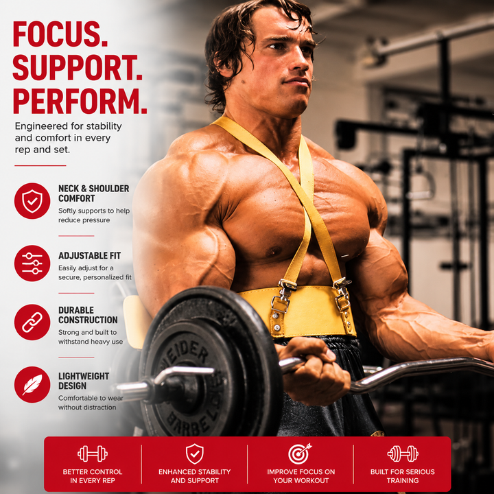 Premium Arm Blaster Biceps Triceps Training Support Adjustable Bodybuilding Curl Bar Aluminum Alloy Padded Elbow Support Strength Isolation Fitness Accessory
