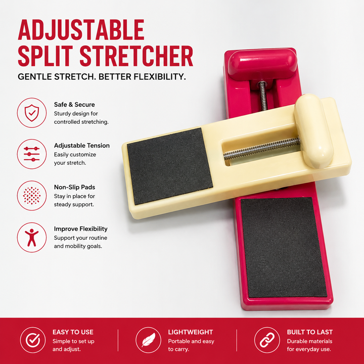 Premium Ballet Toe Strength Trainer Foot Instep Trainer Adjustable ABS Toe Exerciser Compact Foot Training Device Dance Gym Fitness Daily Use Tool