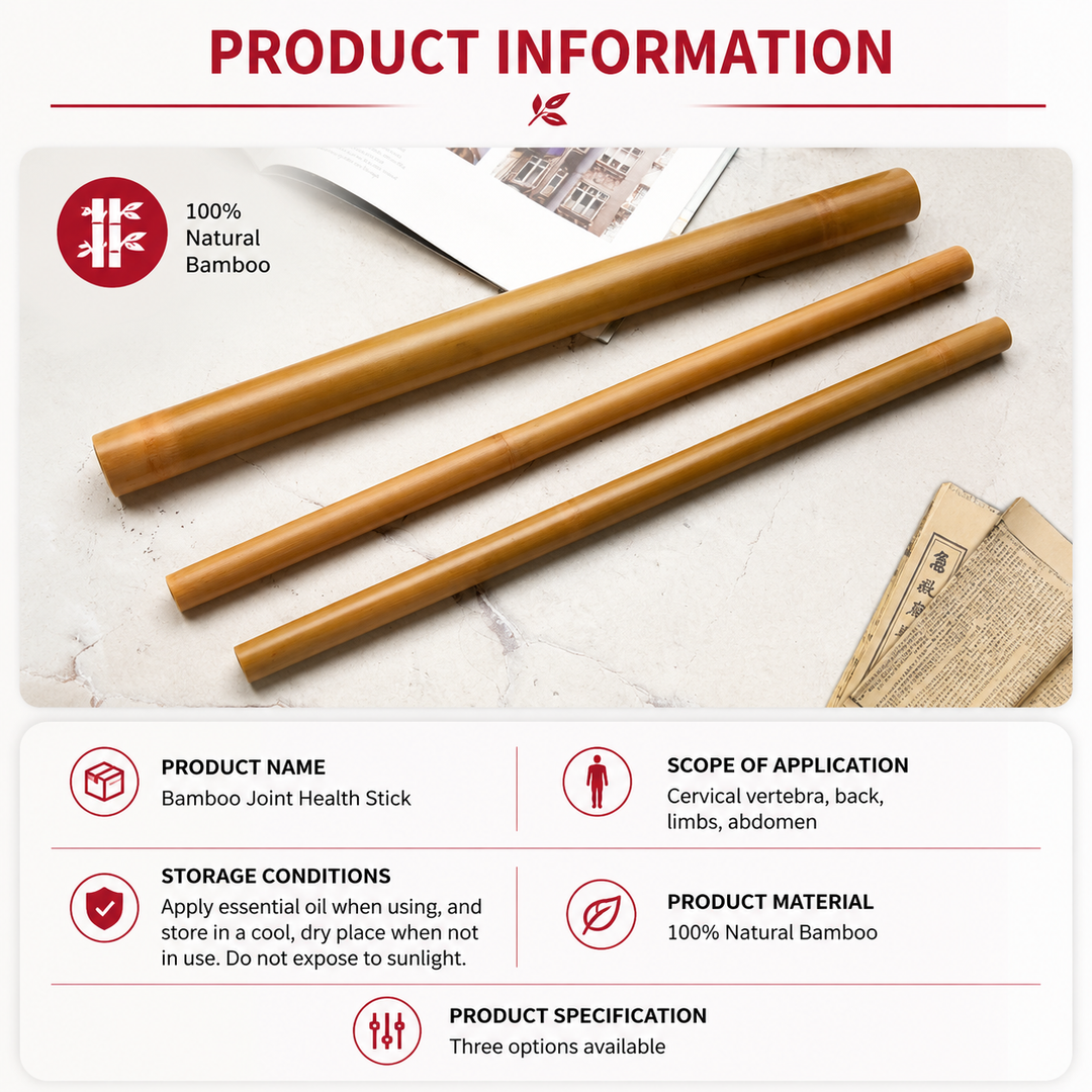 Premium Bamboo Massage Stick Set Natural Gua Sha Tools Body Massager Wooden Fascia Roller Portable Muscle Relaxation Kit for Home Gym Travel Daily Use