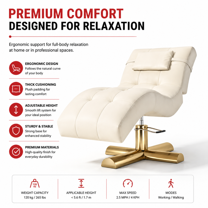 Premium Beauty Care Bed Facial Hydrotherapy Head Massage Table Foldable Spa Treatment Chair Genuine Leather Adjustable Reclining Salon Furniture