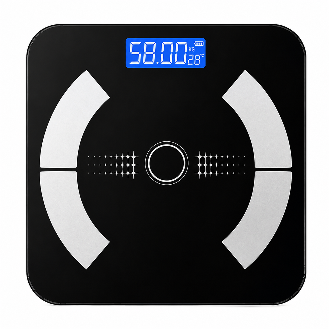 Premium Bluetooth Body Fat Scale Smart Digital Bathroom Scale BMI Body Composition Analyzer LED Display App Sync Multi User Health Tracker