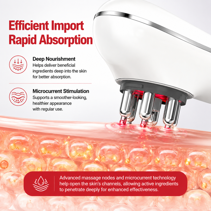 Premium Body Sculpting Massager 5-in-1 Cellulite Massager Suction Microcurrent LED Light Lymphatic Drainage Body Contouring Device