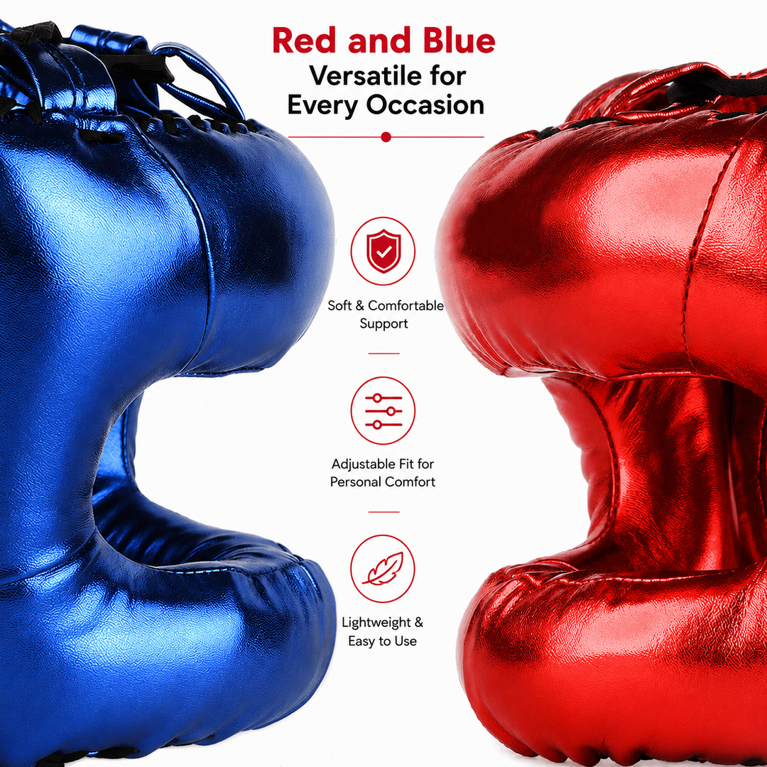 Premium Boxing Helmet Muay Thai Kickboxing Sanda Headgear Protective Head Guard Combat Sports Sparring Helmet Adjustable Lightweight Breathable Training Gear