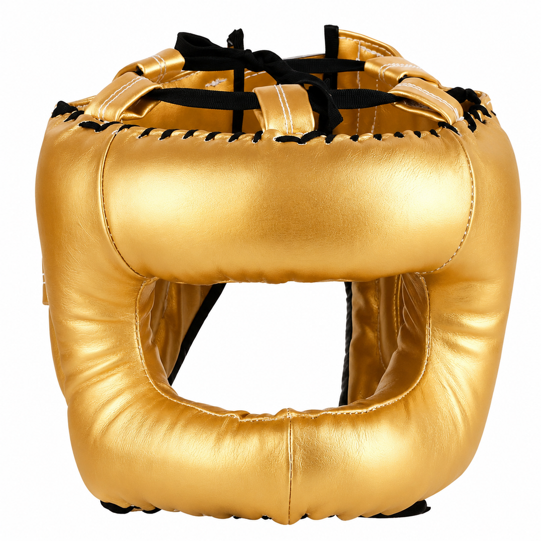 Premium Boxing Helmet Muay Thai Kickboxing Sanda Headgear Protective Head Guard Combat Sports Sparring Helmet Adjustable Lightweight Breathable Training Gear