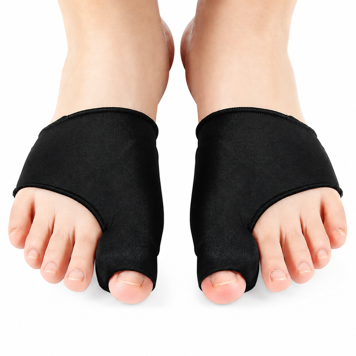Premium Bunion Corrector Toe Separator 2Pcs Soft Gel Hallux Valgus Orthopedic Big Toe Spreader Fabric Comfort Support Pain Relief Alignment Foot Care