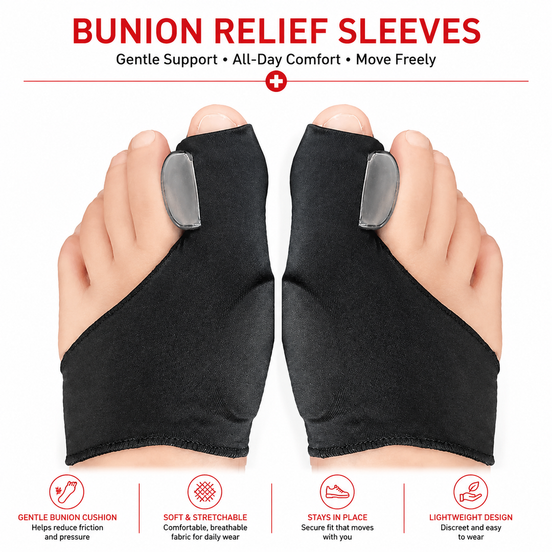 Premium Bunion Corrector Toe Separator Gel Big Toe Spacer Adjustable Fabric Foot Support Reusable 2 Pack Comfortable Fit Walking Daily Use Foot Alignment Care