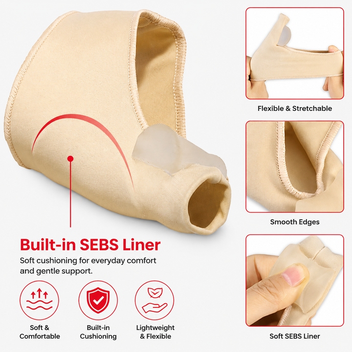 Premium Bunion Corrector Toe Separator Gel Big Toe Spacer Soft Flexible Foot Support Reusable Pair Comfort Fit Daily Use Travel Shoe Care