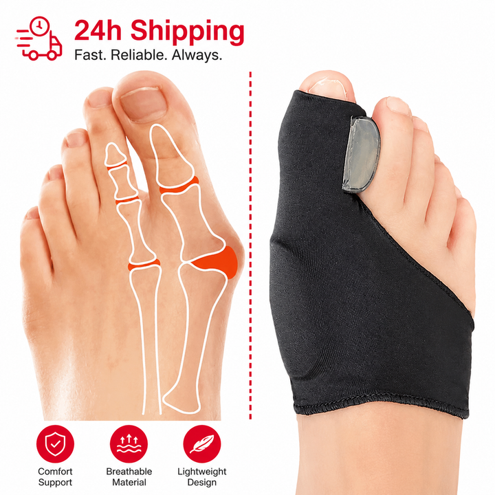 Premium Bunion Corrector Toe Separator Gel Big Toe Spacer Soft Flexible Foot Support Reusable Pair Comfort Fit Daily Use Travel Shoe Care