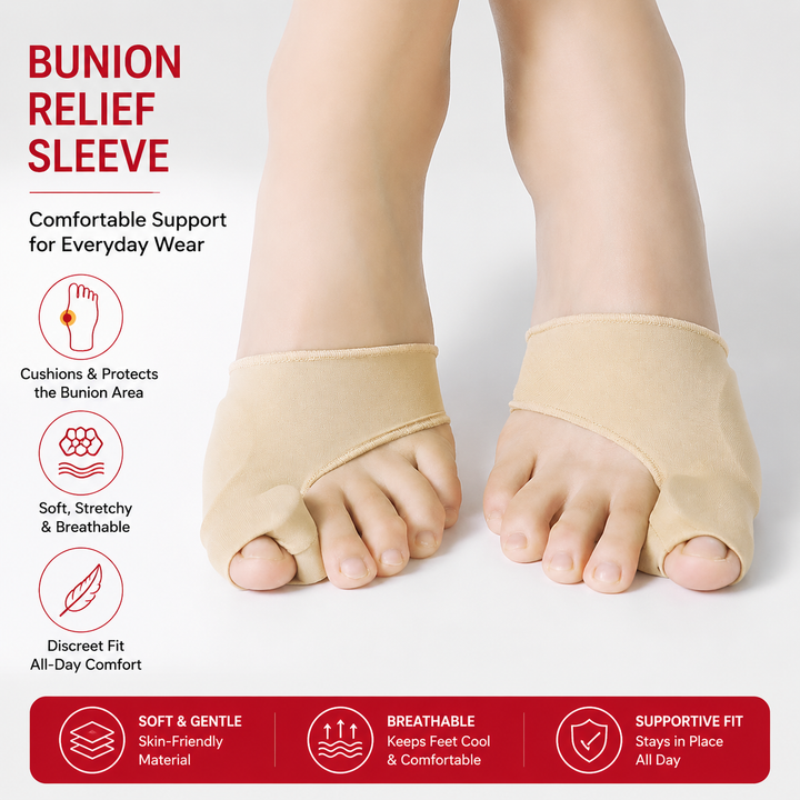 Premium Bunion Corrector Toe Separator Gel Big Toe Spacer Soft Flexible Foot Support Reusable Pair Comfort Fit Daily Use Travel Shoe Care