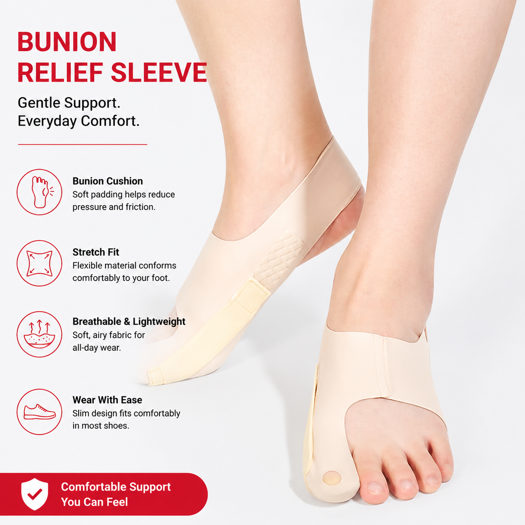 Premium Bunion Socks Toe Separator Adjustable Foot Support Breathable Ergonomic Fit Left Right Options M L Sizes Walking Comfort Shoe Wear