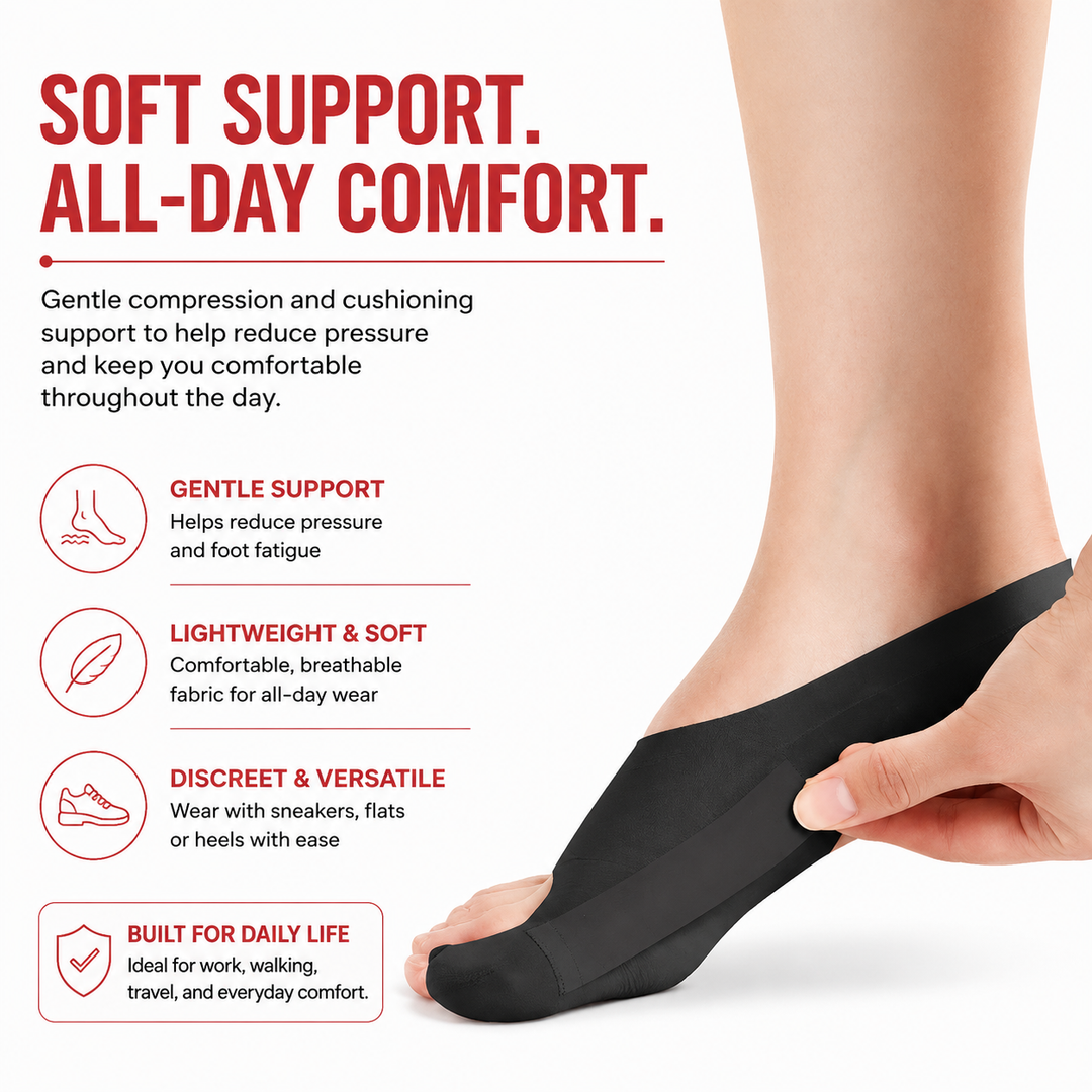 Premium Bunion Socks Toe Separator Adjustable Foot Support Breathable Ergonomic Fit Left Right Options M L Sizes Walking Comfort Shoe Wear