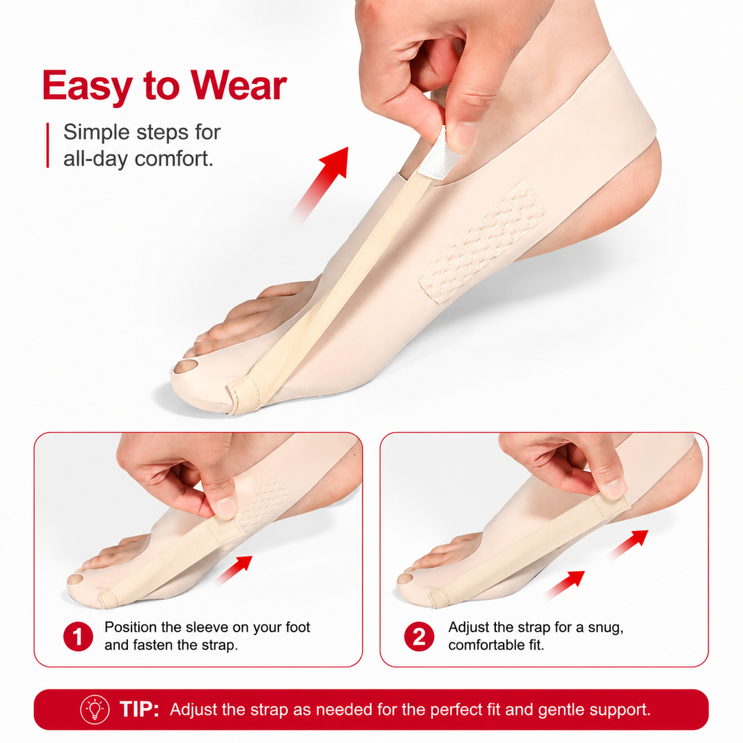 Premium Bunion Socks Toe Separator Adjustable Foot Support Breathable Ergonomic Fit Left Right Options M L Sizes Walking Comfort Shoe Wear
