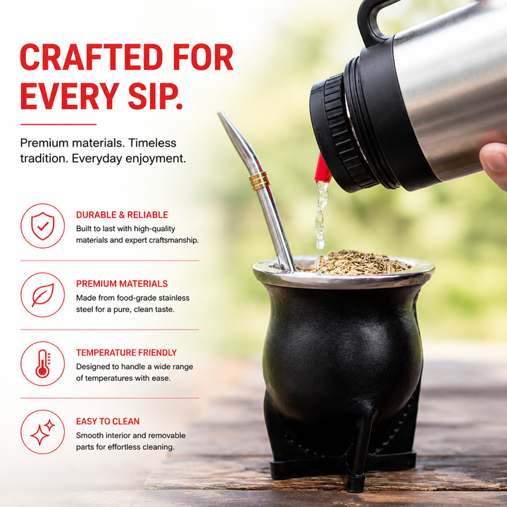 Premium Ceramic Yerba Mate Gourd Cup Porcelain Mate Tea Cup with Bombilla Straw and Cleaning Brush Loose Leaf Tea Drinking Set