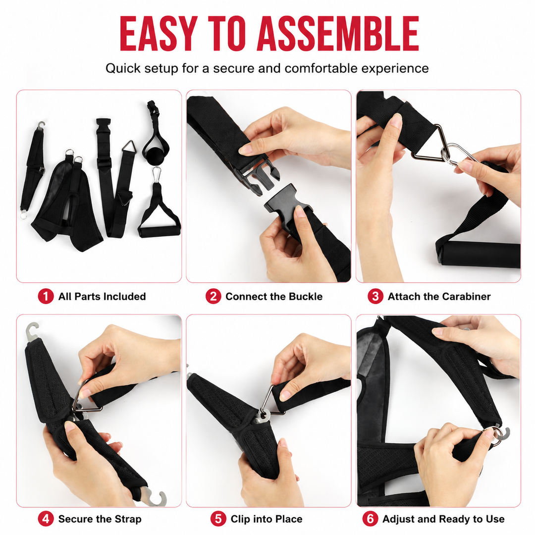 Premium Cervical Neck Traction Device Over Door Neck Stretcher Hammock Adjustable Pain Relief Spine Support Posture Correction Home Therapy